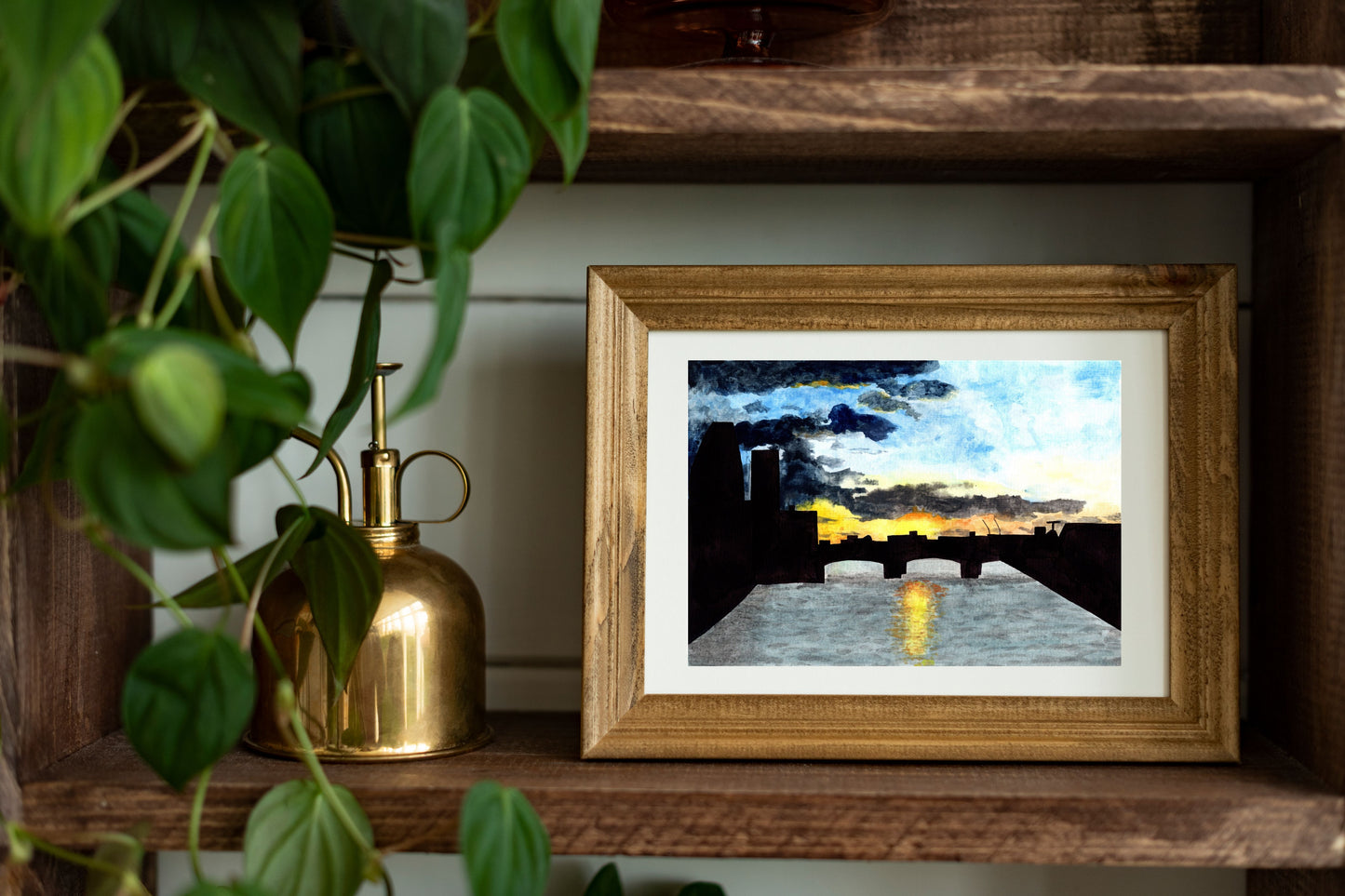 London At Sunset - art print