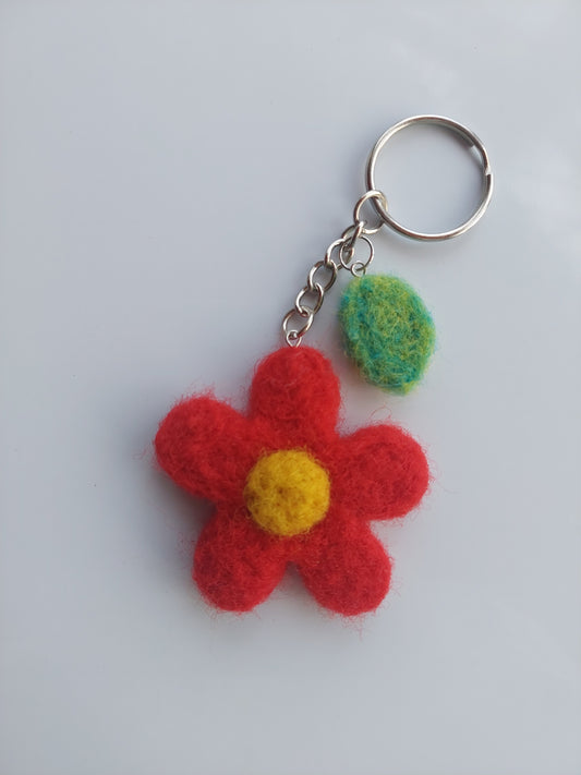 Flower keyring