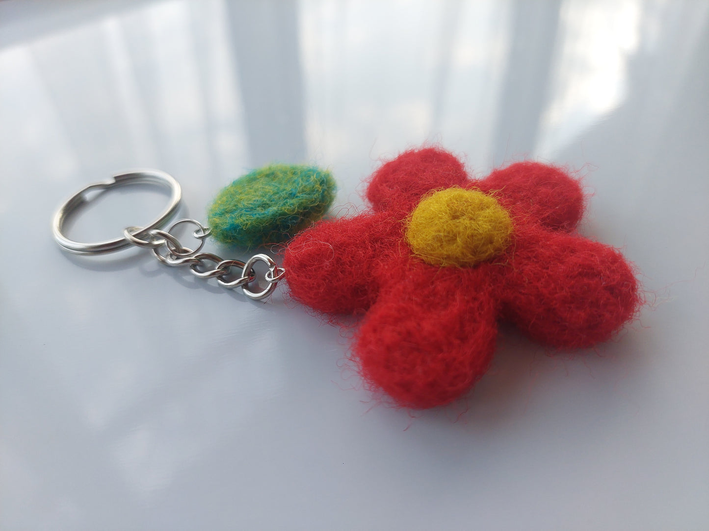 Flower keyring