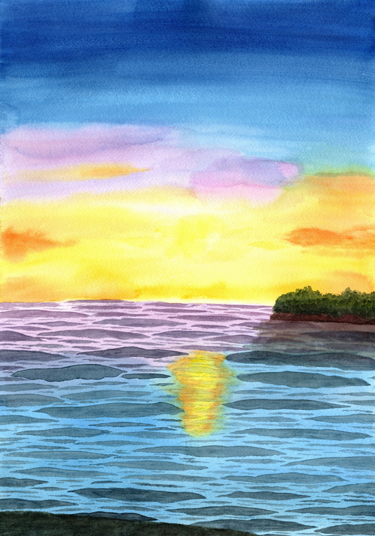 Sunrise - original art