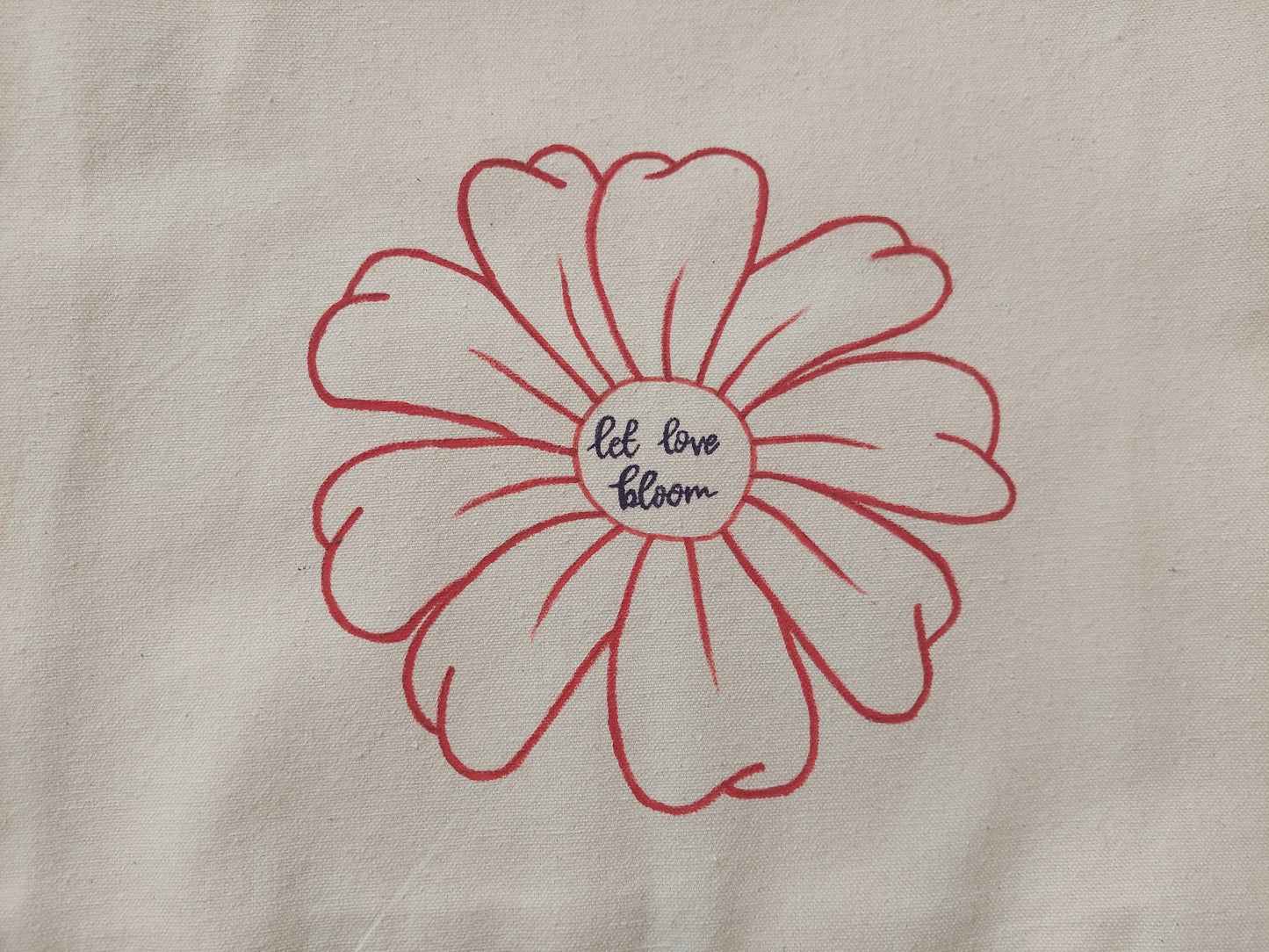 Let Love Bloom - tote Bag