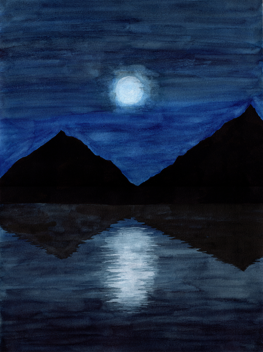 Nighttime - original art