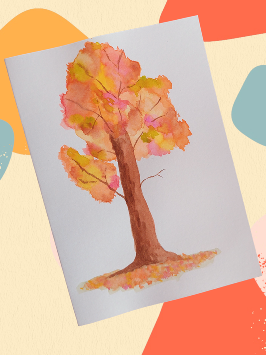 Autumnal Tree - card