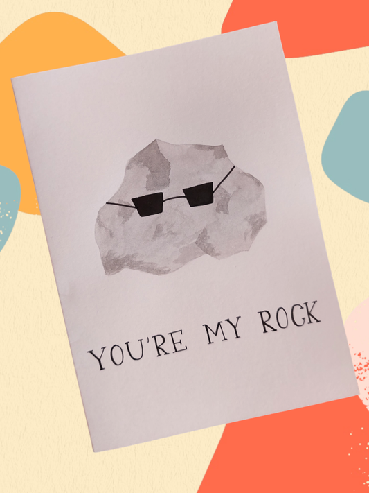 You're My Rock - card