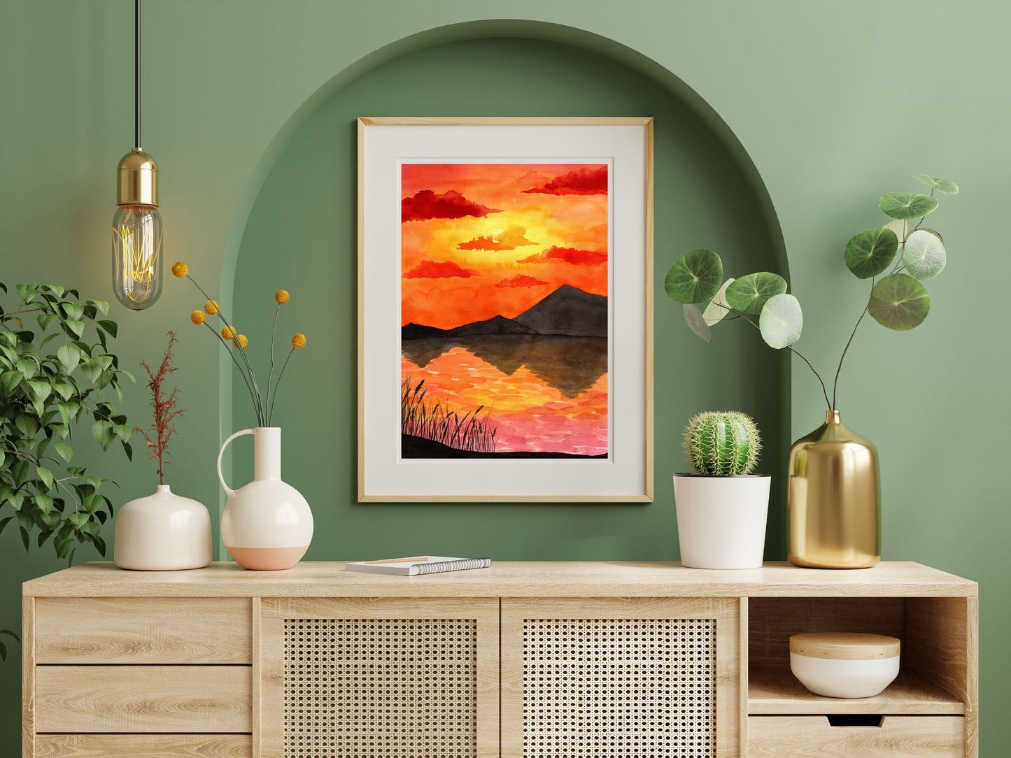 Sunset - original art