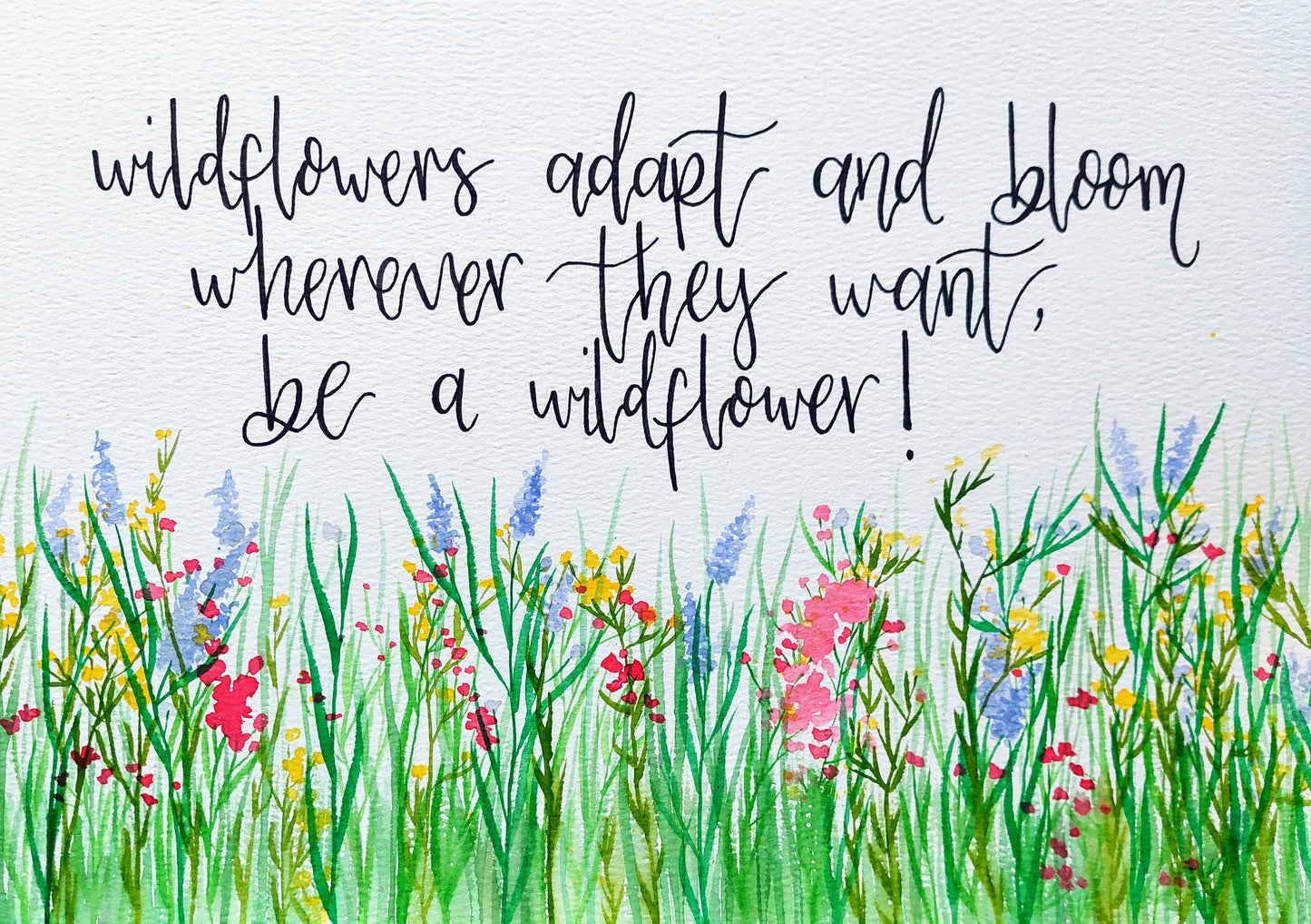 Wildflowers - art print