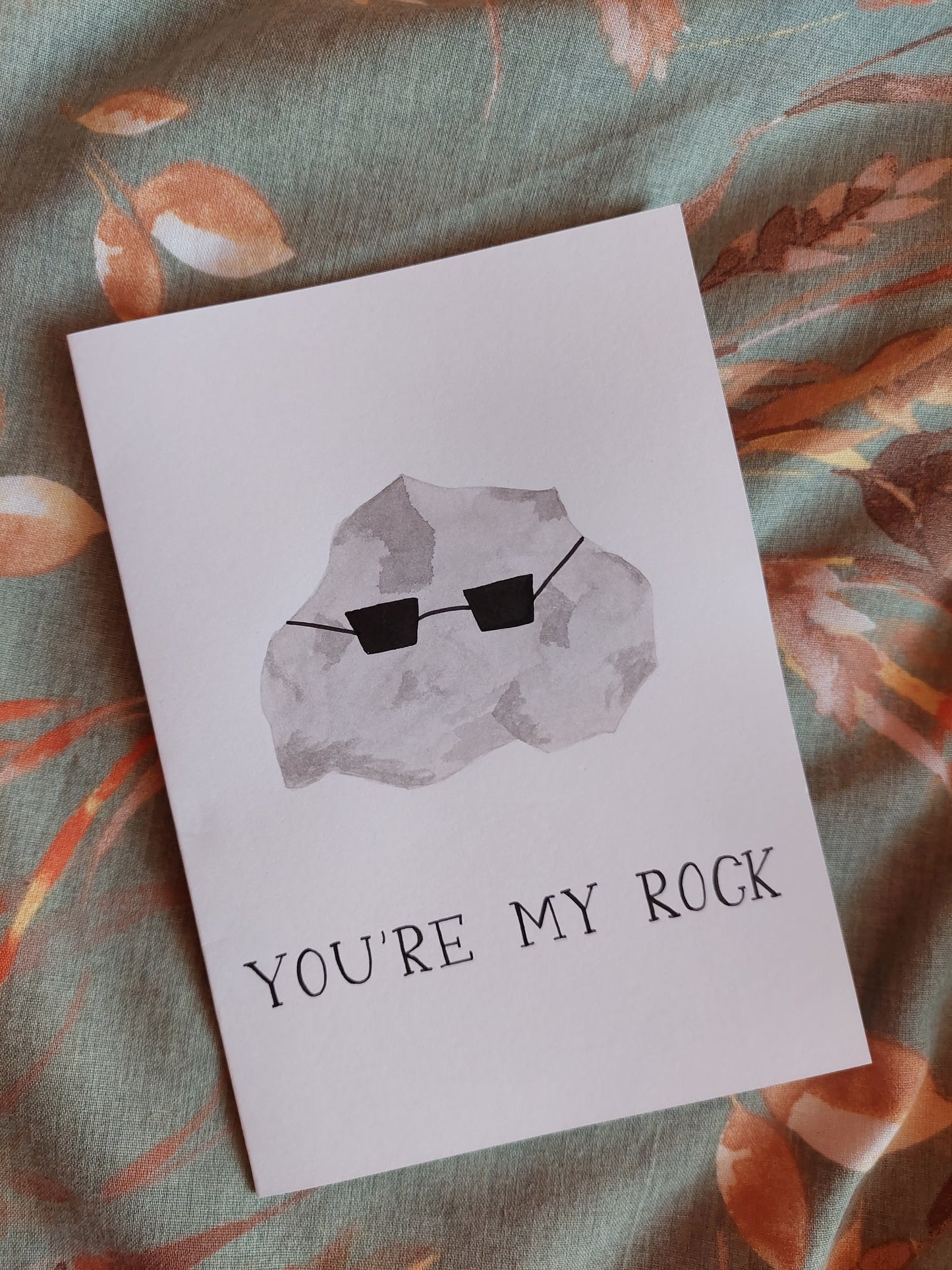 You're My Rock - card