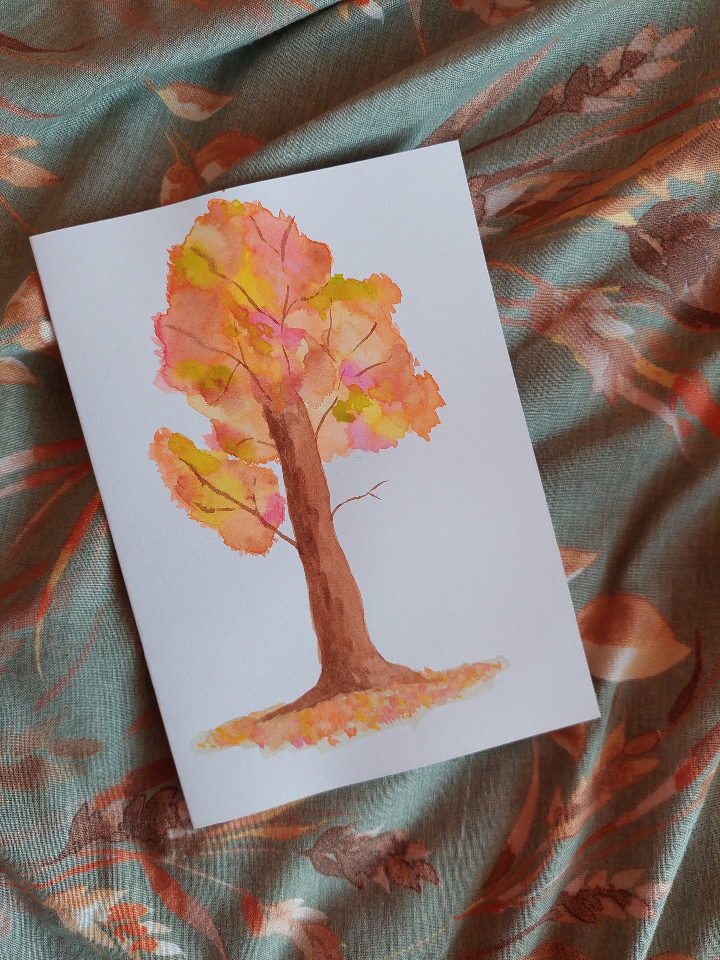 Autumnal Tree - card