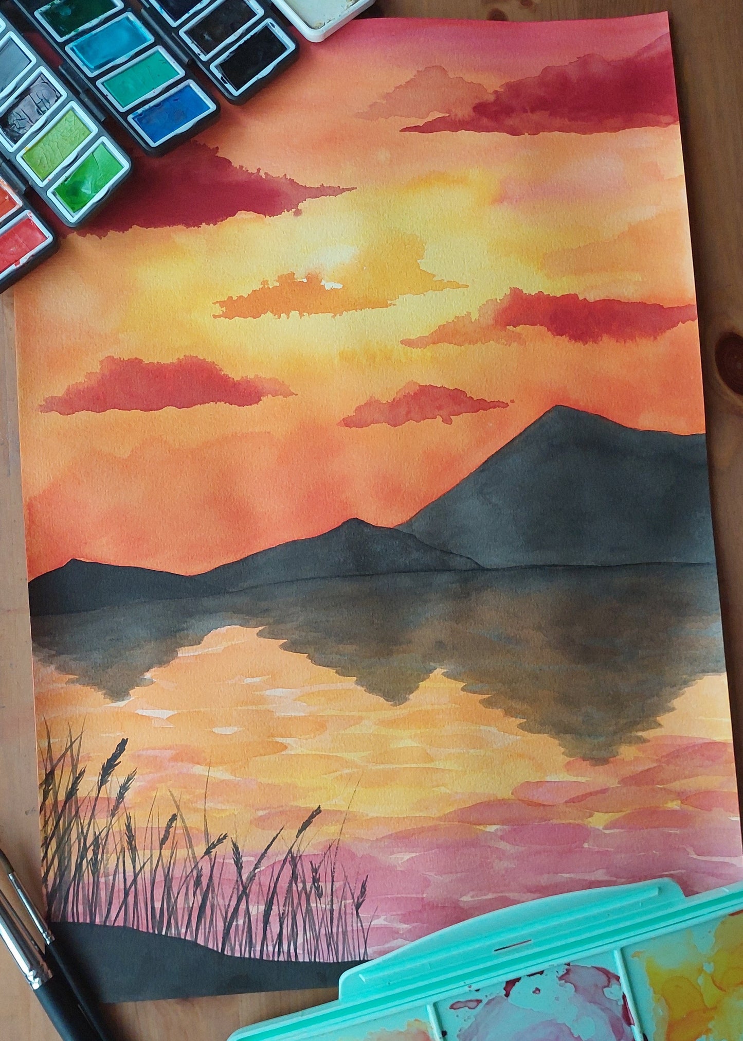 Sunset - original art